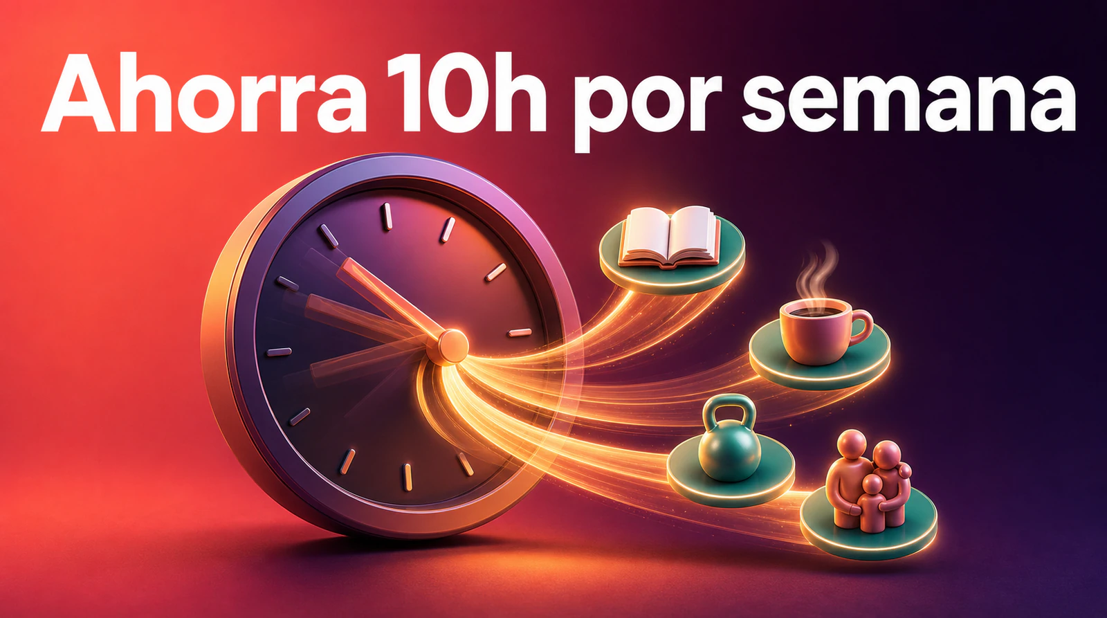Cómo ahorrar 10 horas a la semana con IA — guía práctica 2026