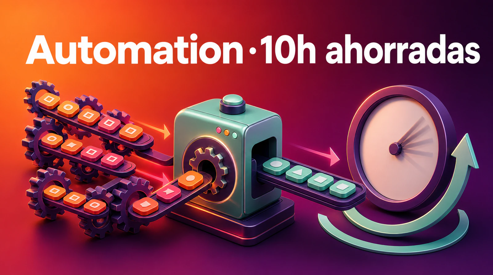 Automatizar tareas repetitivas con IA — recuperar 10 horas a la semana