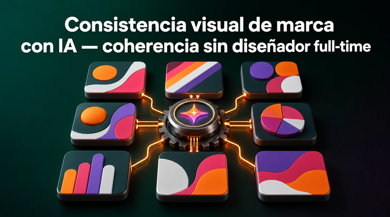 Consistencia visual de marca con IA — coherencia sin diseñador full-time