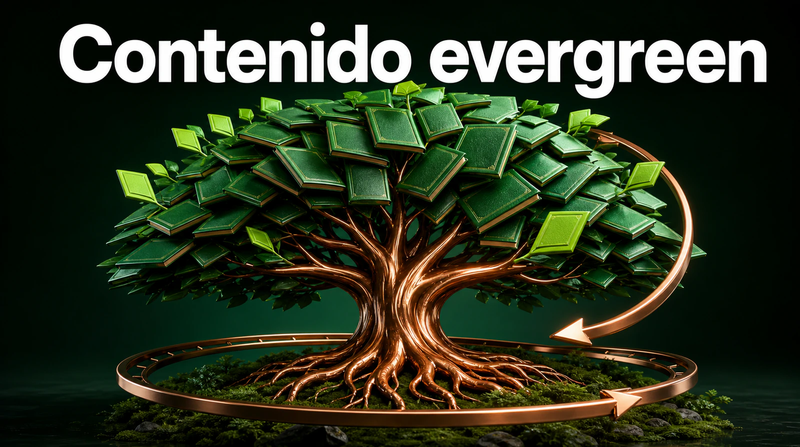 Contenido evergreen con IA — los artículos que rankean por años