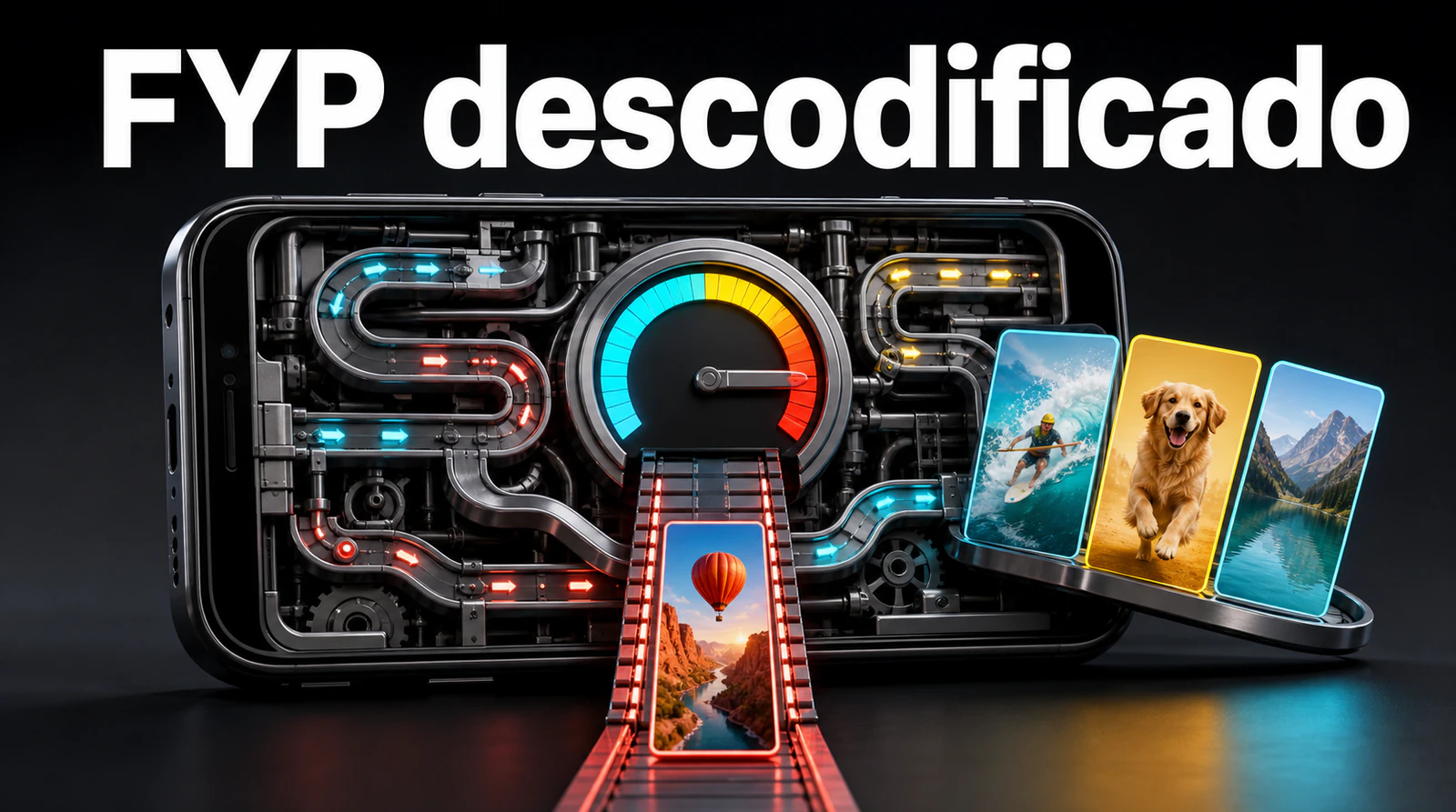 For You Page de TikTok descodificado — qué pone tu video ahí