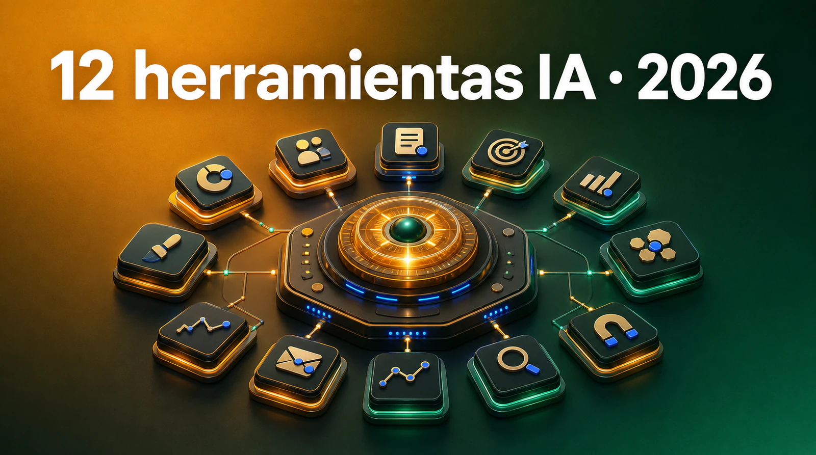 Las 12 herramientas de marketing con IA imprescindibles en 2026