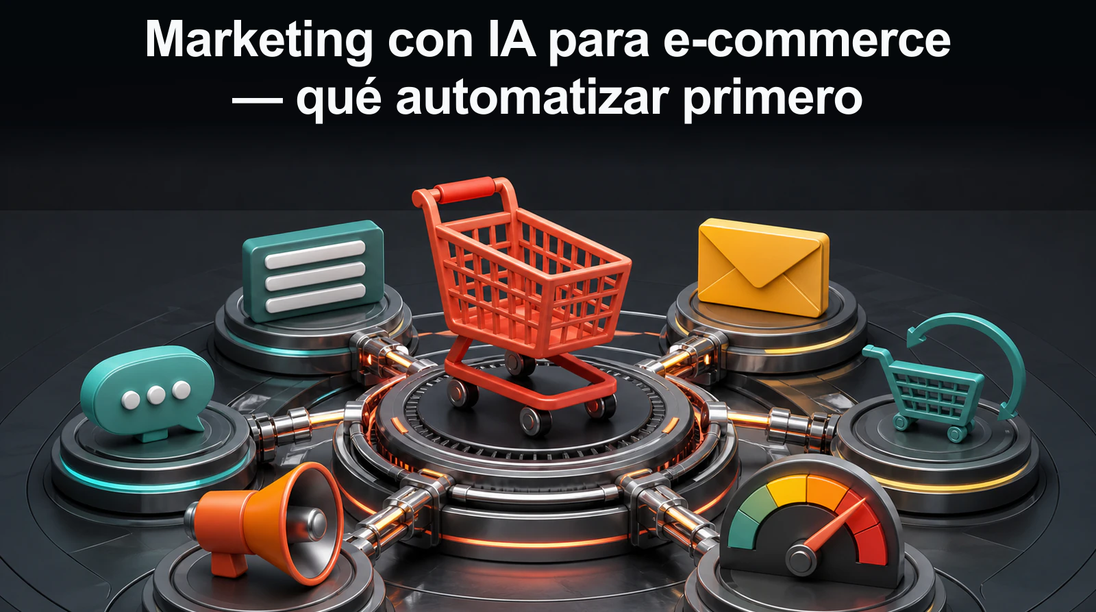 Marketing con IA para e-commerce — qué automatizar primero