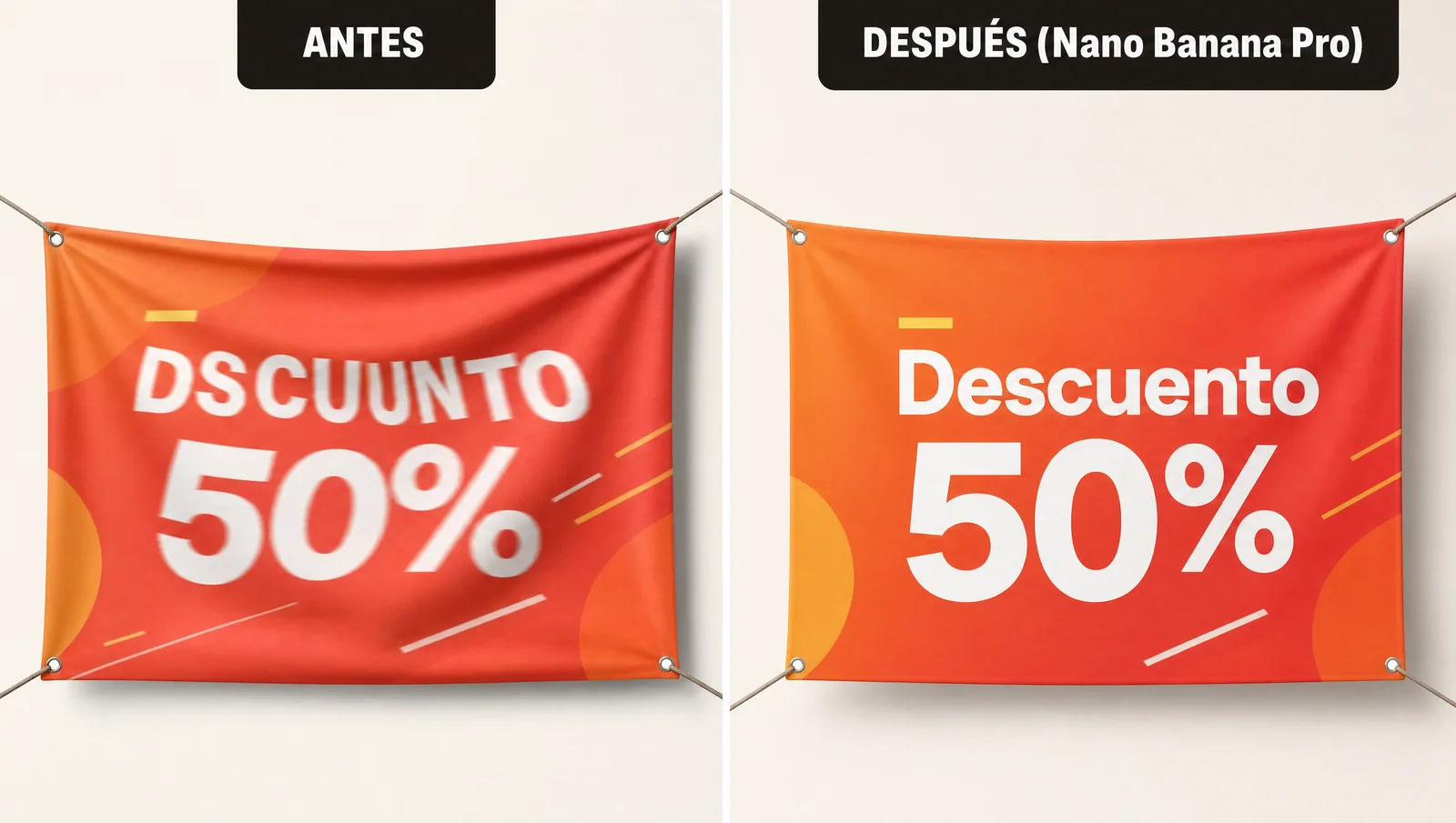 Antes y después: del texto-que-parece-letras al texto real.