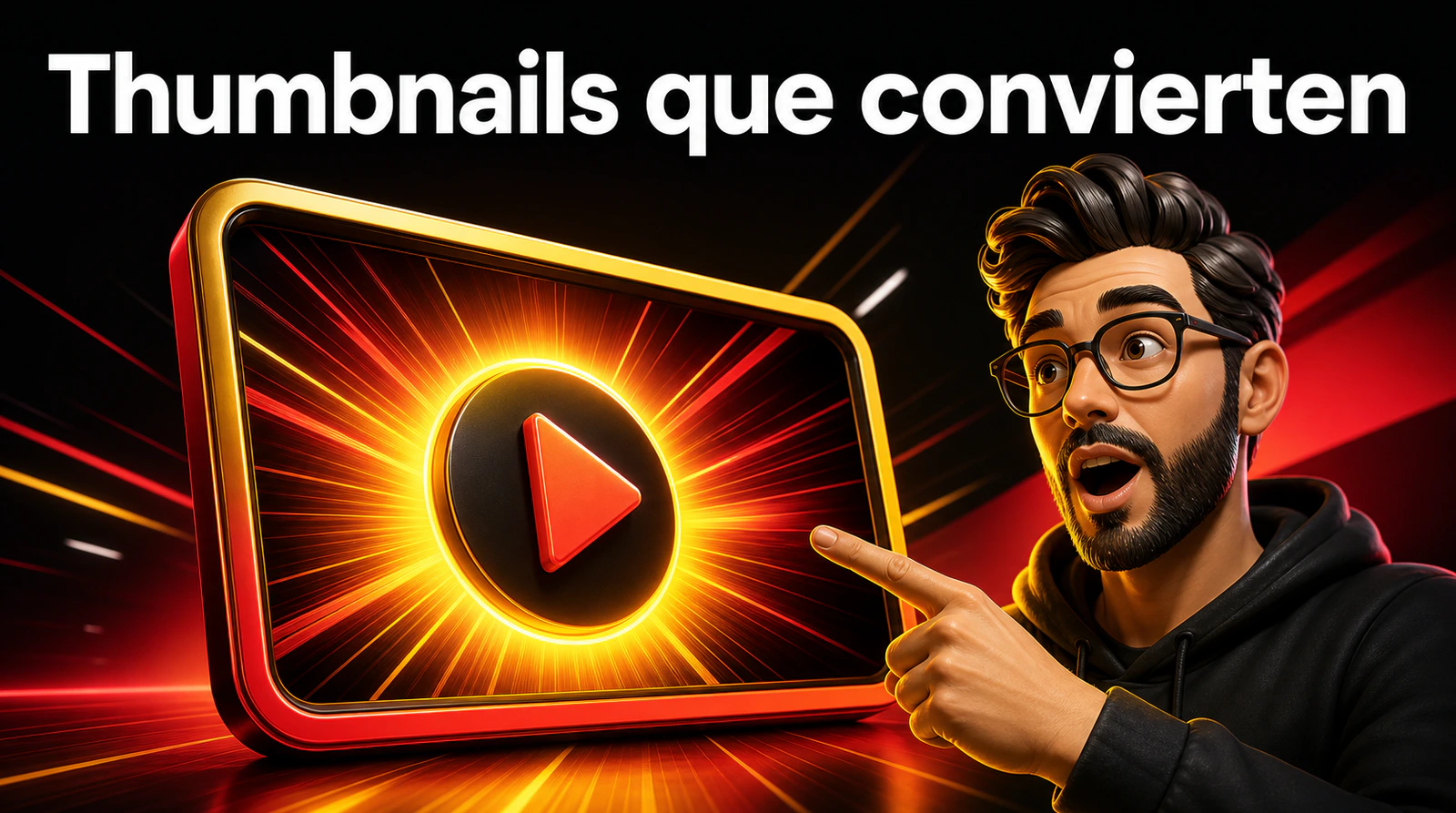Thumbnails de YouTube con IA — la psicología detrás del clic